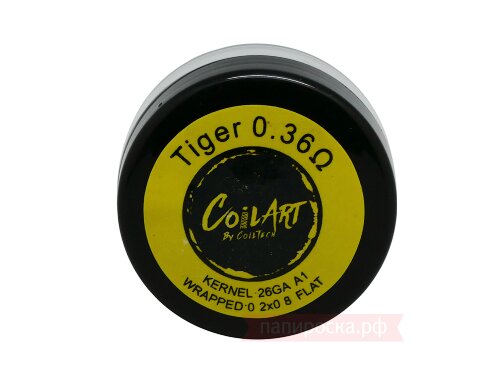 Tiger CoilART 0.36Ом - готовые спирали (10 шт)